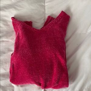 Hot pink sweater